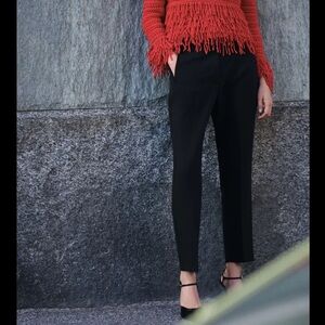 Zara High Waist Pants Bundle! (Black and Oyster White - size M)